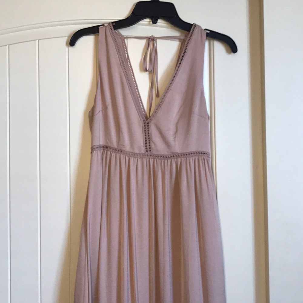 F21 Tan Maxi Dress - Picture 3 of 4